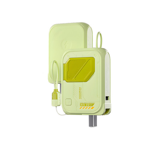 Magsafe無線磁吸充電寶1萬安培大容量自帶AC插頭行動電源適用蘋果