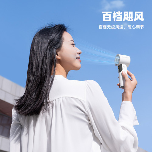 2025年新款高速手持風扇顯小戶外高續航渦輪暴力迷你可攜式