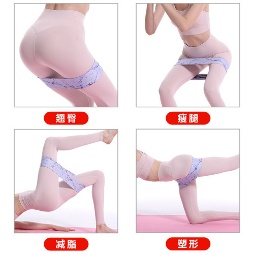彈力深蹲練臀圈瑜珈翹臀圈蜜桃提臀帶腿部健身訓練帶阻力帶美臀圈