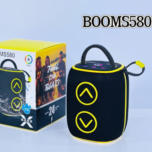 新款無線藍牙音箱重低音砲桌面戶外手提布網音響BOOMS580