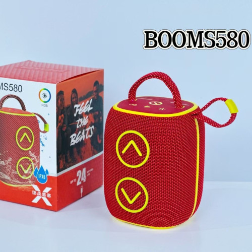 新款無線藍牙音箱重低音砲桌面戶外手提布網音響BOOMS580