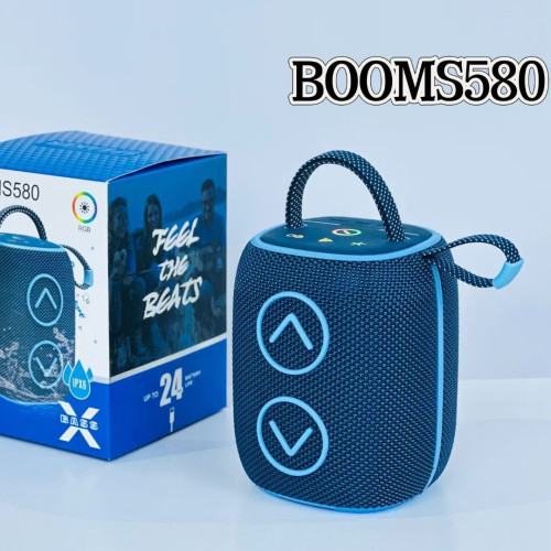 新款無線藍牙音箱重低音砲桌面戶外手提布網音響BOOMS580