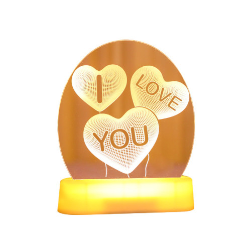 發光iloveyou字母led彩燈牌擺件七夕情人節求婚表白氛圍裝飾布置