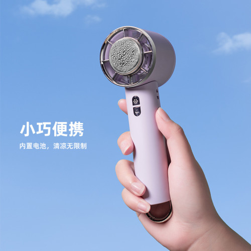 2025新款WX626手持製冷小風扇便捷折曡掛脖風扇冰敷迷你學生風扇