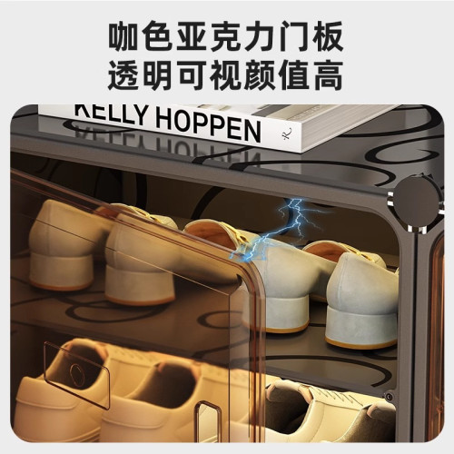 亞克力鞋架家用多層簡易鞋櫃門口室內入戶玄關收納櫃加厚透明鞋盒