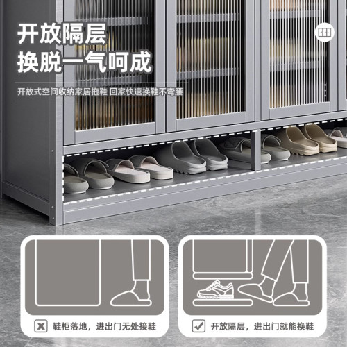 鞋架子家用門口多層入戶玄關櫃出租屋入門亞克力隔板防塵收納鞋櫃