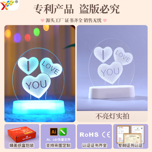 發光iloveyou字母led彩燈擺件七夕情人節氛圍求婚裝飾布置小夜燈