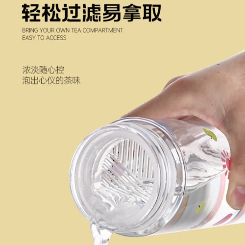 道奇水杯女2025網紅高顔值學生可攜式兒童tritan夏天運動杯子茶隔批