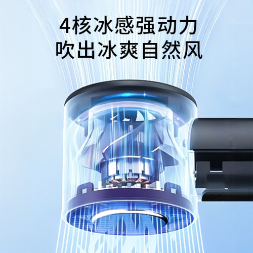 東南亞新款100檔高速手持風扇USB迷你可攜式戶外數顯渦輪手持風扇