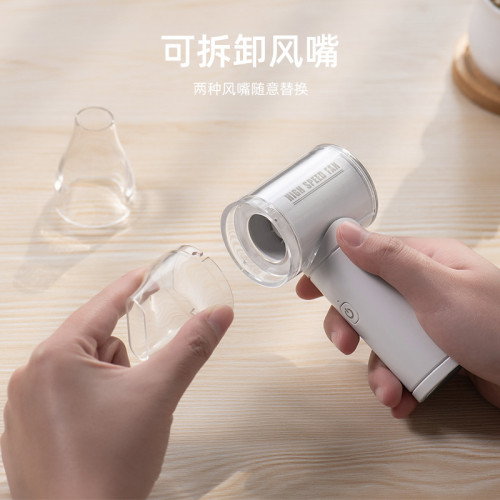 戶外可攜式手持小風扇篝火炭火助燃五檔風力可掛脖小usb無刷迷你