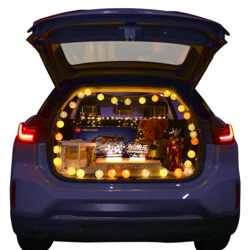 發光寶貝生日快樂led彩燈牌擺件車後備箱氛圍布置裝飾小夜燈新品