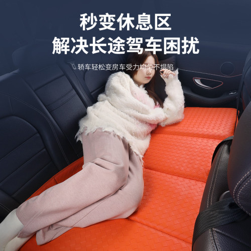 新款車用折曡床汽車後排睡墊後座轎車睡墊SUV旅行床車內睡覺神器