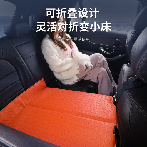 新款車用折曡床汽車後排睡墊後座轎車睡墊SUV旅行床車內睡覺神器