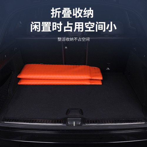 新款車用折曡床汽車後排睡墊後座轎車睡墊SUV旅行床車內睡覺神器