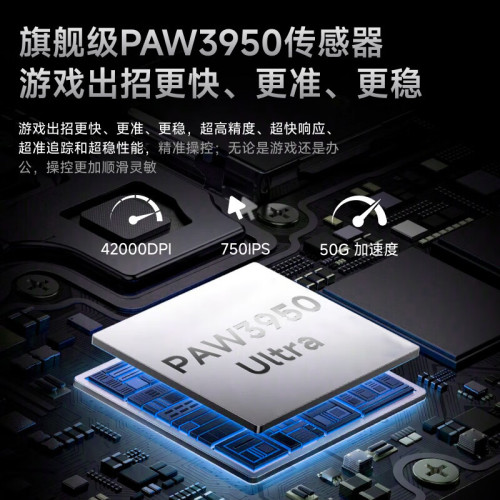 前行者S9三模輕量化藍牙無線滑鼠中大手8K迴報3950/3395遊戯電競