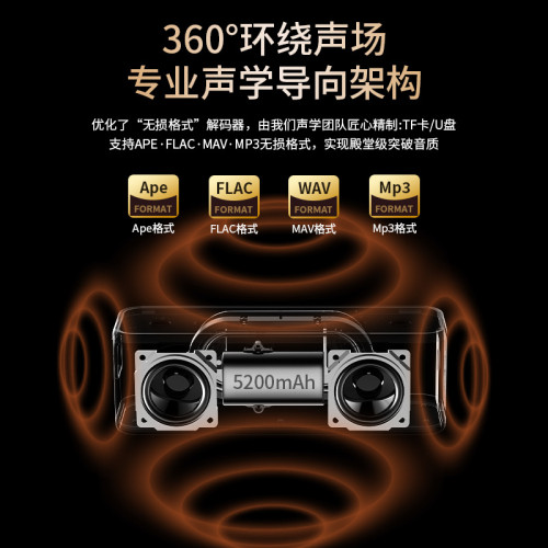 柏林之聲藍牙音響高音質戶外家用桌面大音量廣場舞插卡藍牙音箱