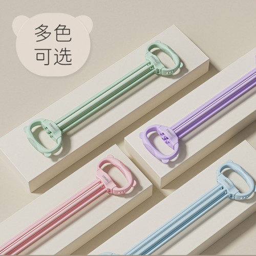 可調節磅數8字拉力器女開肩美背六股家用健身彈力帶8字練背拉力繩