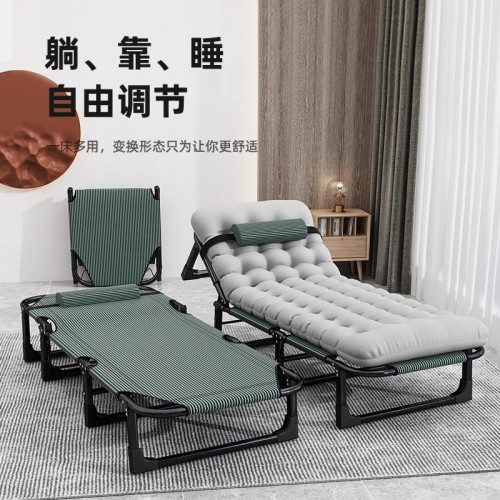 可攜式折曡躺椅單人床辦公室午休神器床工位午睡椅家用小床行軍床