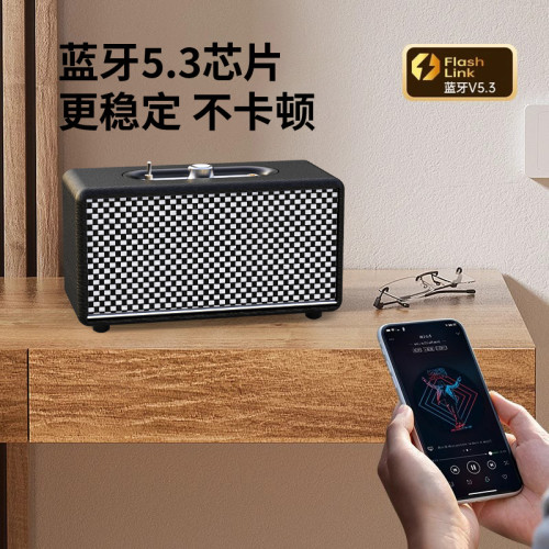 復古藍牙音響高音質戶外家用客廳環繞低音砲髮燒級無線藍牙音箱