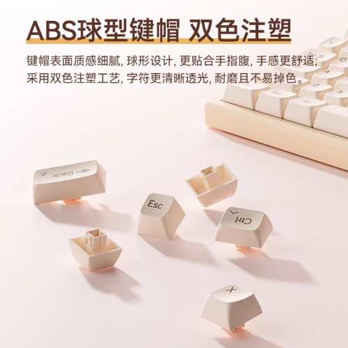 超靜音遊戯鍵盤有線薄膜機械手感電競女生辦公電腦筆電打字專用
