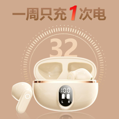 新款TWS無線藍牙耳機NE-110數顯高音質半入耳運動真降噪藍牙