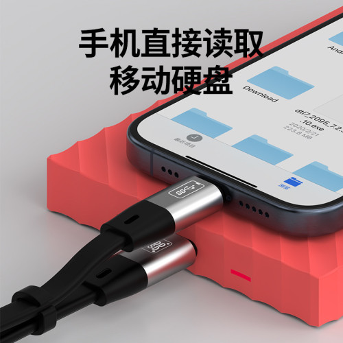 適用蘋果手機數據線傳輸OTG轉接線lighting轉type-c聲卡U盤讀卡器