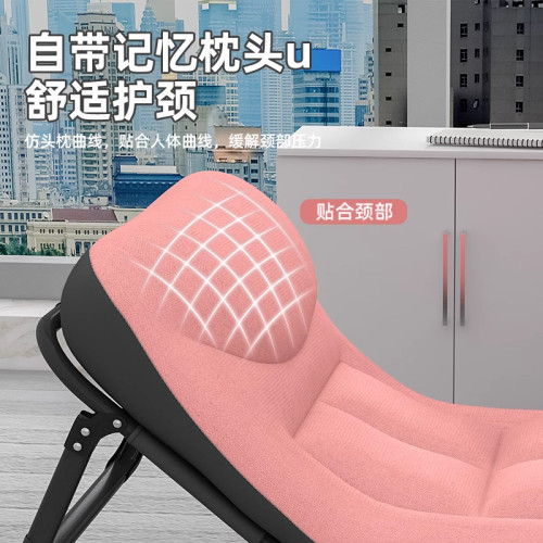單人小沙發折曡床辦公室午休午睡神器多功能家用陽台休閒靠背躺椅