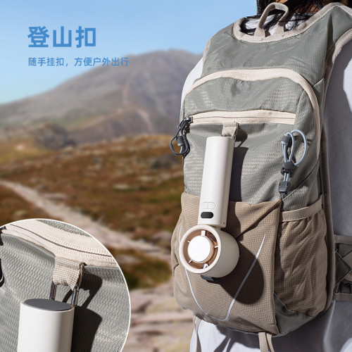 高速製冷冰敷風扇USB充電戶外可攜式手持100檔強勁風力渦輪小風扇