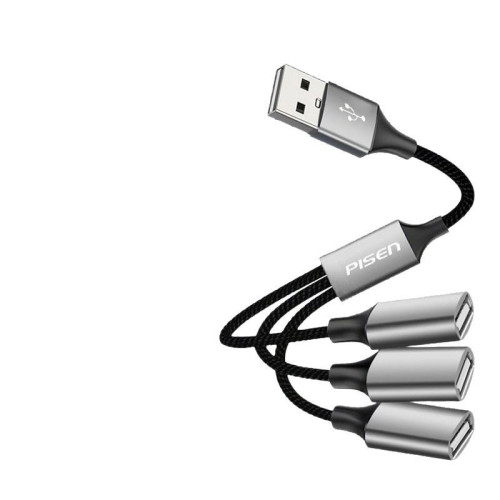 品勝typec一拖三擴展器usb分線器多口充電適用蘋果16手機15電腦轉