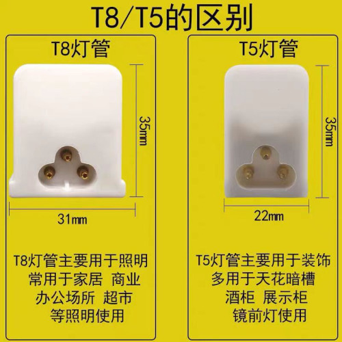 led燈管家用室內一體化日光超亮節能光管車間照明t5t8長條燈1.2米