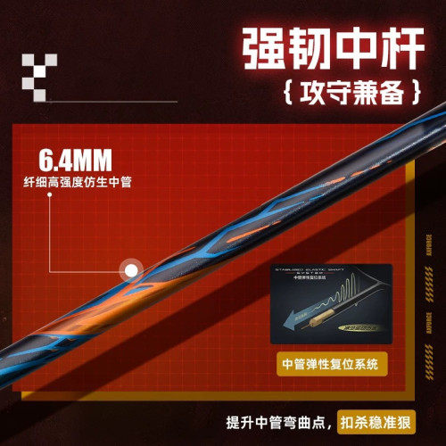 李甯雷霆90new新款羽毛球拍全碳素纖維力量進攻型單拍專業比賽拍