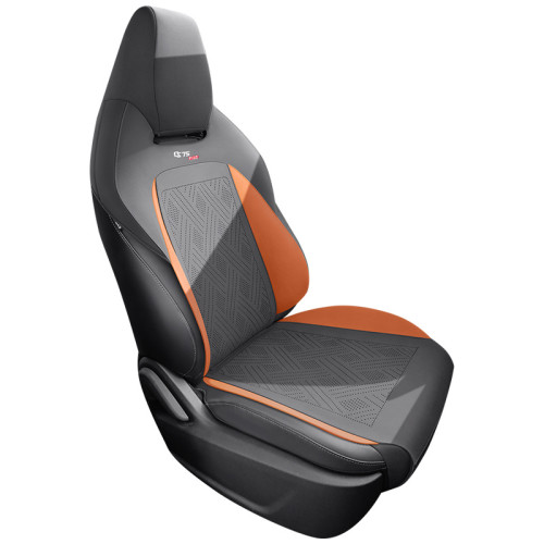 適用於長安第三代CS75plus汽車坐墊翻毛皮馬鞍墊半包通風座椅套