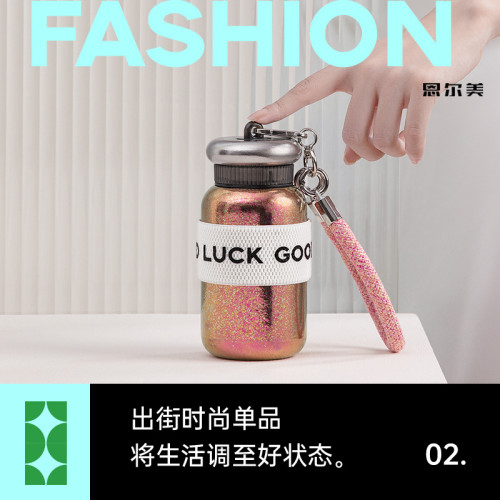 純鈦保溫杯男女生高顔值2025新款高檔可攜式隨行鈦杯生日禮物水杯子