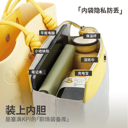 梵高範腰果花托特包通勤高級感防水大容量手提包新款百搭單肩包