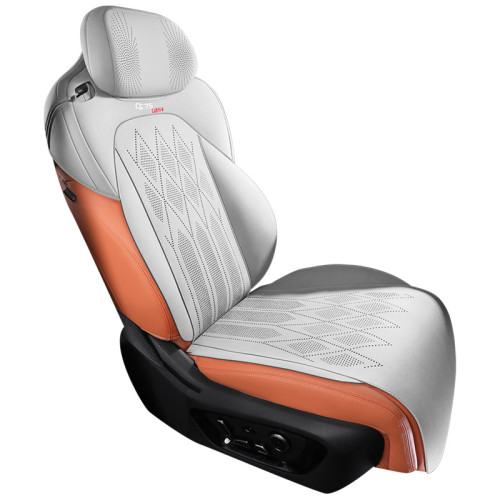 適用於長安四代CS75PLUS汽車坐墊翻毛皮馬鞍墊半包座椅套通風透氣