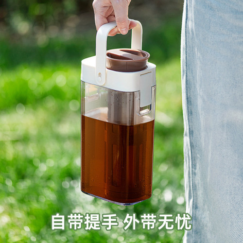 冷水壺冷萃壺耐高溫大容量涼水壺咖啡杯冰箱夏季大號冷泡壺飲料桶