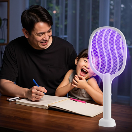 家用電蚊拍充電式折曡滅蚊拍滅蚊燈二合一全自動誘蚊驅蚊器