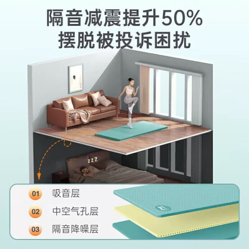 李甯瑜珈墊加長防滑初學者男女士加厚加寬無味健身減肥瑜珈墊NBR