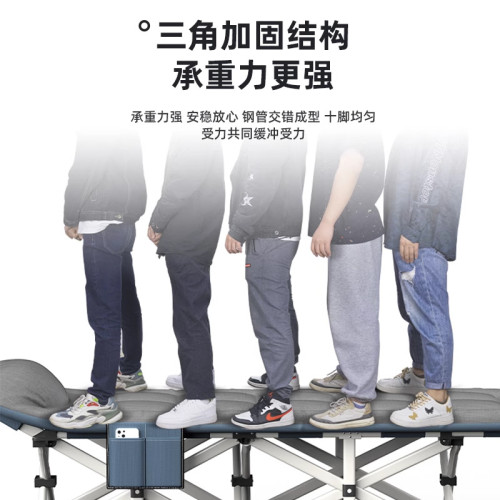 折曡床單人辦公室午睡躺椅醫院陪護床成人家用工位午休神器行軍床