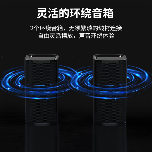 聲霸藍牙音箱家庭影院環繞全景聲電視音響迴音壁5.1條形音箱
