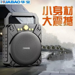 華寶志高無線藍牙音箱話筒歌音響插卡戶外家用大音量廣場舞專用
