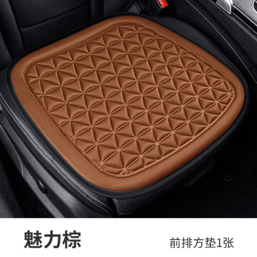 汽車坐墊夏季正副駕屁墊單片方墊四季通用車用蜂窩透氣坐墊