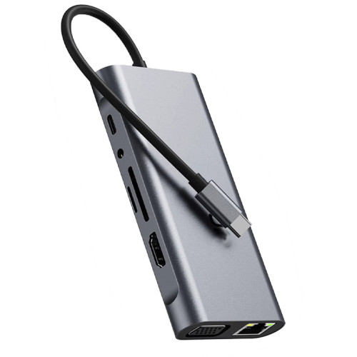 拓展隖typec擴展隖百兆網口HDMI接口SD讀卡USB-A/C多功能集分線器
