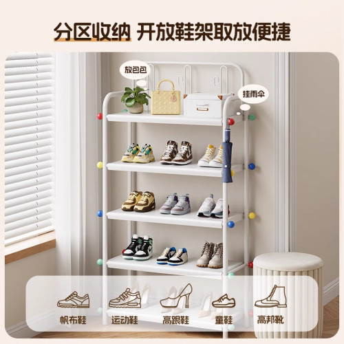 鞋架多層家用門口入戶門簡易鞋架子宿舍出租房用鐵藝鞋櫃2025新款
