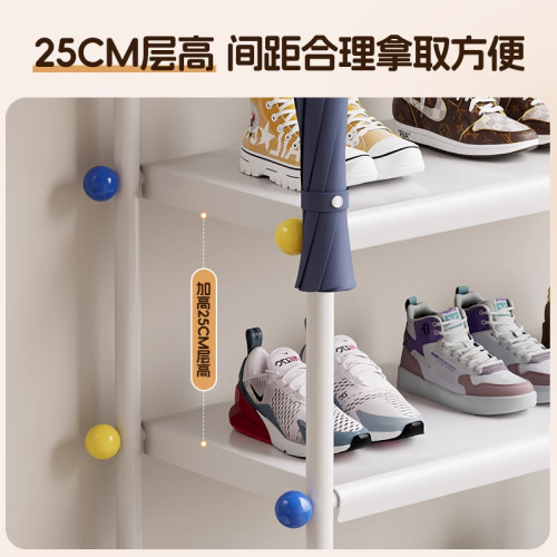 鞋架多層家用門口入戶門簡易鞋架子宿舍出租房用鐵藝鞋櫃2025新款
