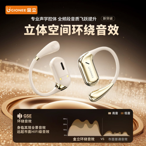 JL016開放掛耳式無線藍牙耳機運動長續航不入耳OWS骨傳導開放式