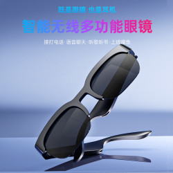 HYUNDAI現代G28智能無線藍牙眼鏡聽歌通話可換鏡片無線耳機墨鏡