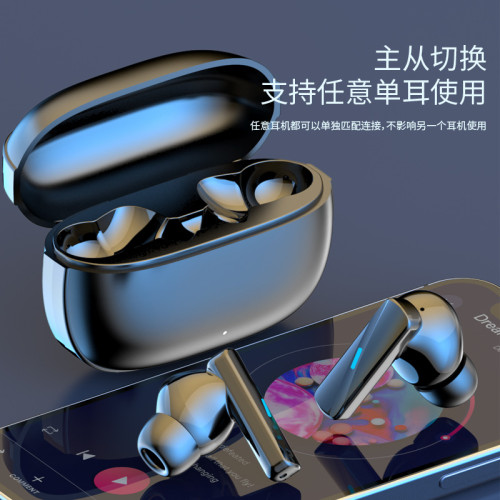 新款AI無線TWS藍牙耳機超長續航高音質入耳式大電量電競耳機