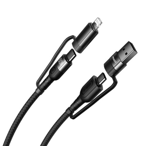 品勝PD60W快充四合一手機數據線筆電充電線適用華爲三星蘋果16p