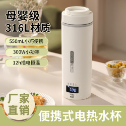 可攜式旅行燒水杯燒水壺小型加熱杯USB插電保溫杯辦公室電熱水杯